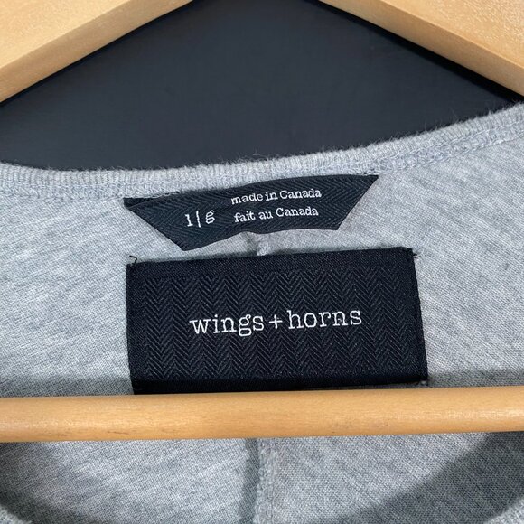 Wings+Horns Multi Shade Cut and Sew T-shirt Size L - Picture 2 of 7